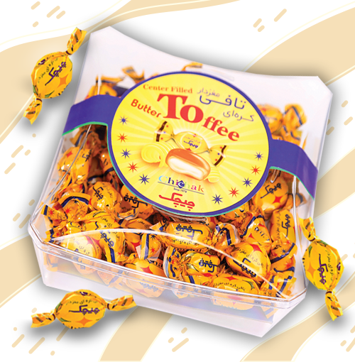 تافی کره ای توئیست میکس لفاف زرد